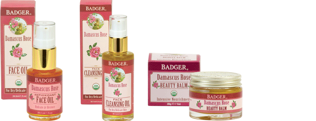 Badger Balm oil-based skincare products